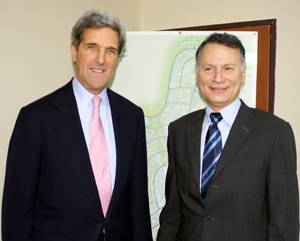 U.S. Senator John Kerry Visits Rawabi, the First Palestinian Planned City