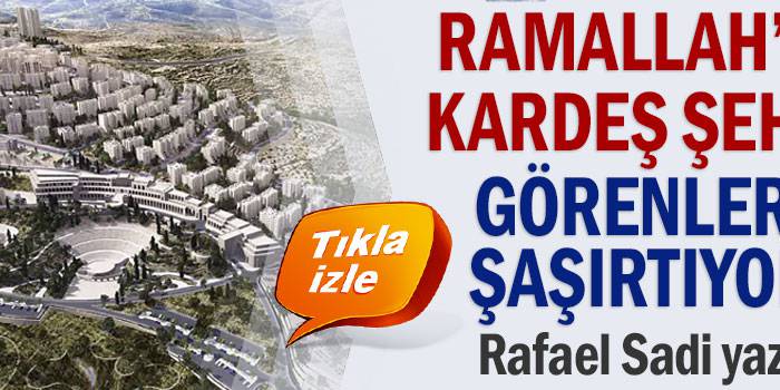 Ramallah's sister city looks surprised - Ramallah is a new city almost attached to. His name is Rawabi. A new shopping mall was built in this city, which is a fashion and fashion center.