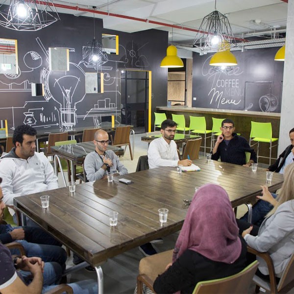 ICT students from the Arab American University - Jenin