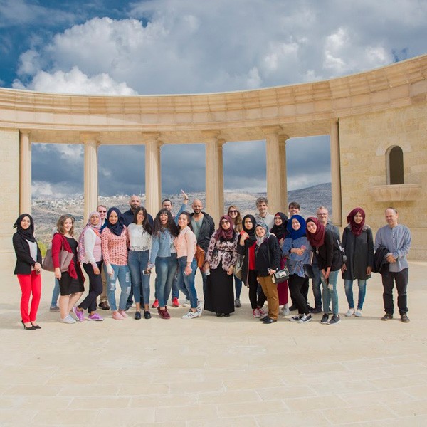 Students from the Urban Studies and Spatial Practices Program at Al-Quds Bard College of Arts and Sciences