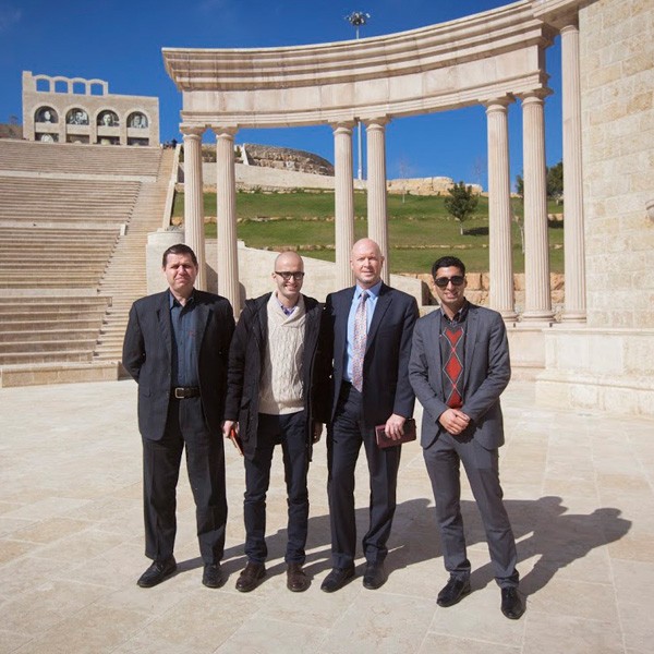 Michael Boven, Economic Officer at U.S. Consulate General in Jerusalem, and Muhannad Jaouni, Economic Adviser