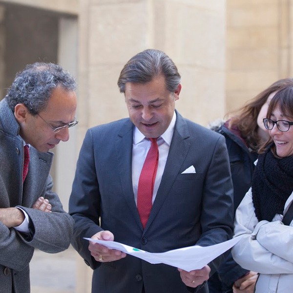 Fabio Sokolowicz, Consul General, Eleonora Iacorossi, Attache for Commercial Affairs - The Italian Consulate in Jerusalem