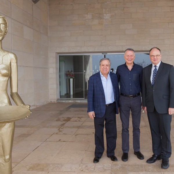 Olivier Six, General Manager - Mövenpick Hotels and Resorts, Ramallah and Talal Nassereldin, Founder - Birzeit Pharmaceutical Company