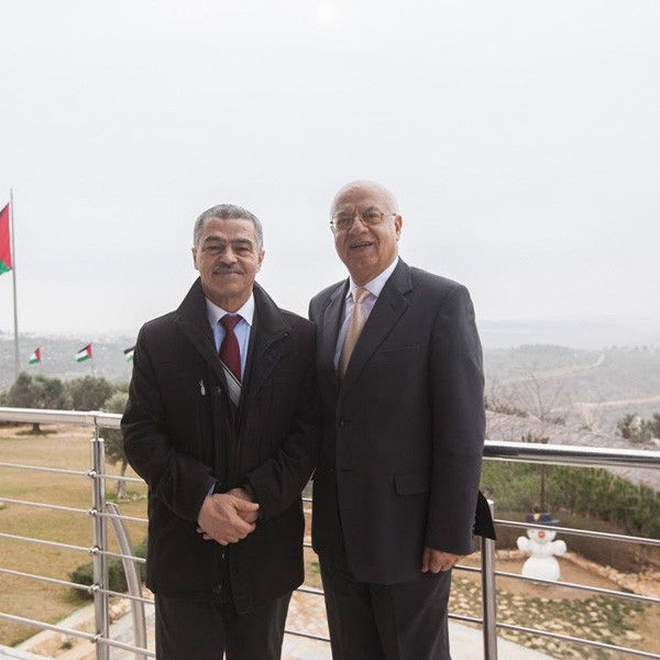 Atef Alawneh, Board Member at Arab Islamic Bank and Sami Saidi, General Manager