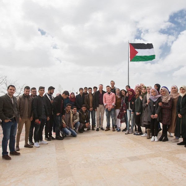 Students from Excellence Program, Sharek Youth Forum - An Najah National University