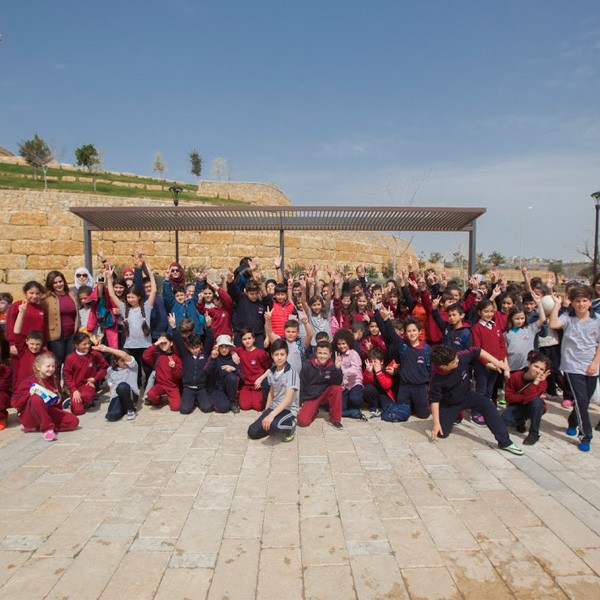 Students from Al-Mustaqbal Schools
