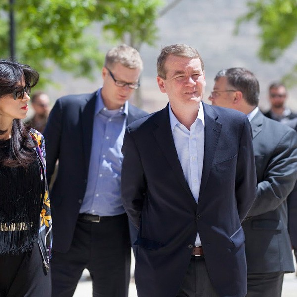 Michael Bennet, U.S. Senator for Colorado and Donald Blome, U.S. Consul General to Jerusalem