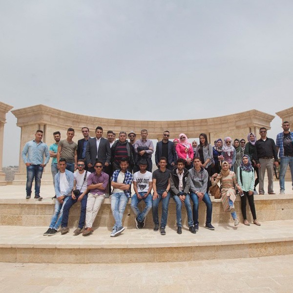 Students from Palestine Ahliya University