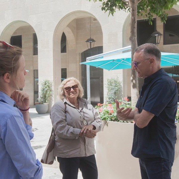 Vivien Duffield, Chairman, The Clore Duffield Foundation and her daughter