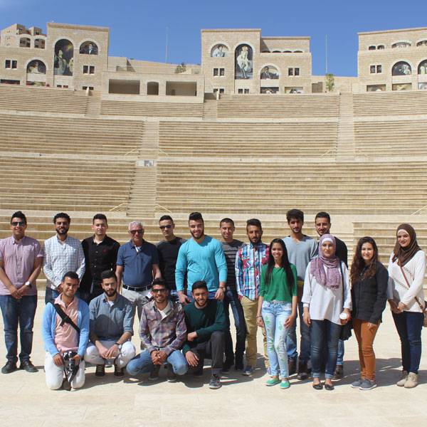 طلاب من جامعة بيرزيت
