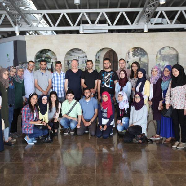 طلاب برنامج تميز، منتدى شارك الشبابي - جامعة بيرزيت
