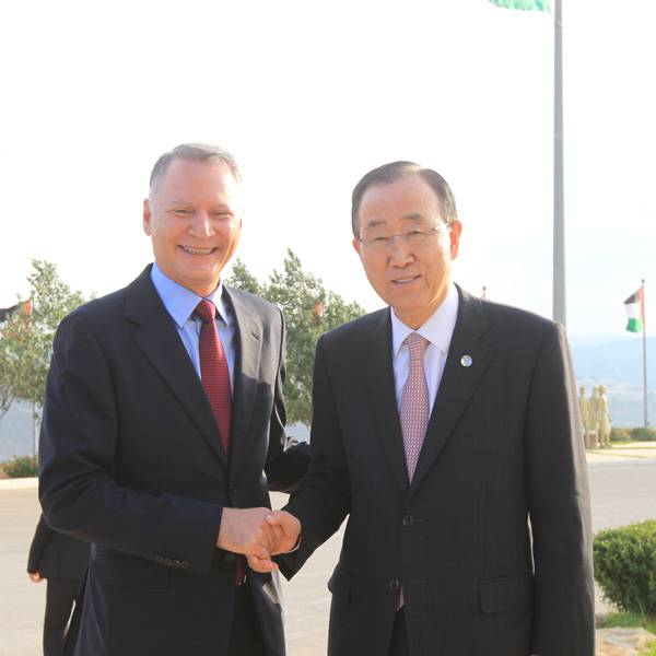 بان كي مون، أمين عام الأمم المتحدة - الولايات المتحدة الأمريكية