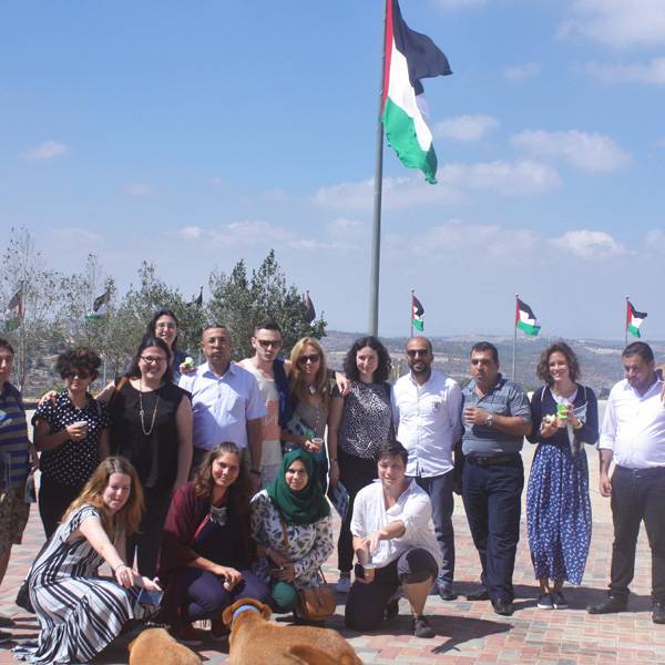 مجموعة من الصحفيين والمدونين - فلسطين واسرائيل
