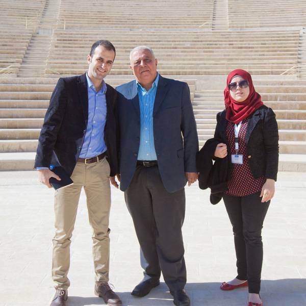 ناصر البرغوثي، مؤسس، تهاني صبيحات، مديرة التدريب - معهد بتمان للتدريب فلسطين
