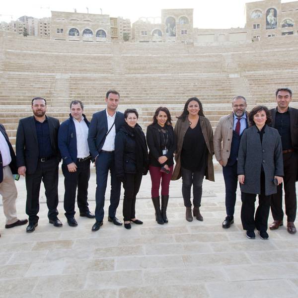 مجموعة من السياح الألمان
