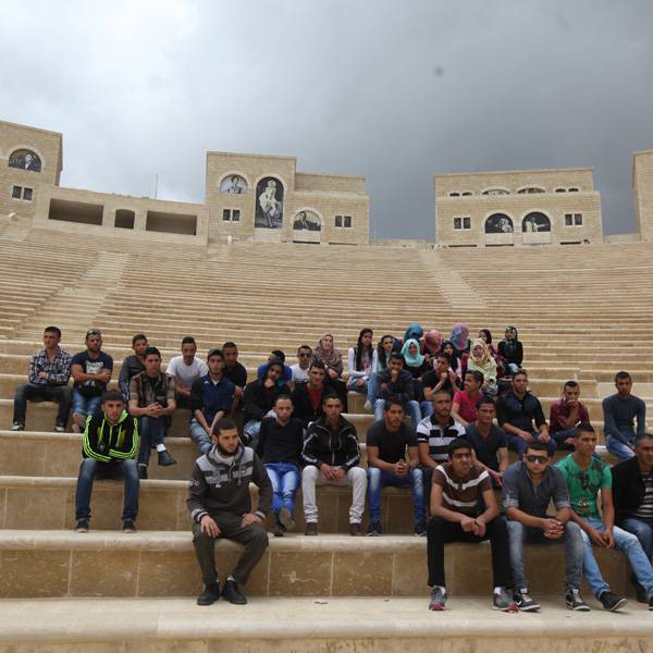 طلاب من مركز التدريب المهني، بيت جالا
