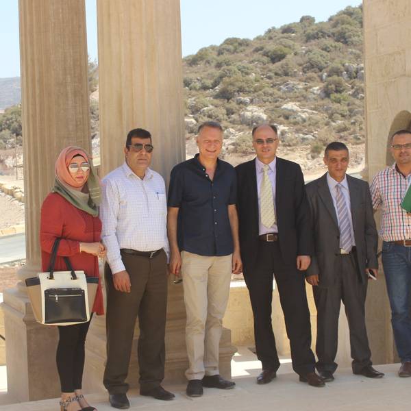 وفد من مؤسسة المواصفات والمقاييس الفلسطينية
