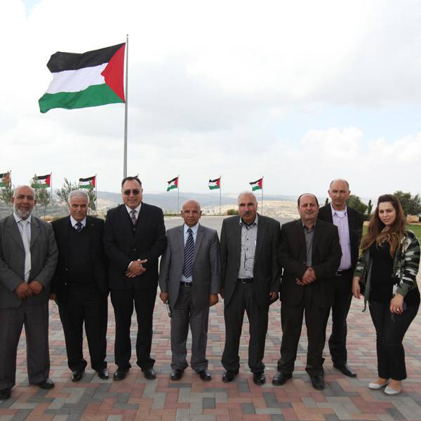 وفد من دائرة الأوقاف الإسلامية، القدس
