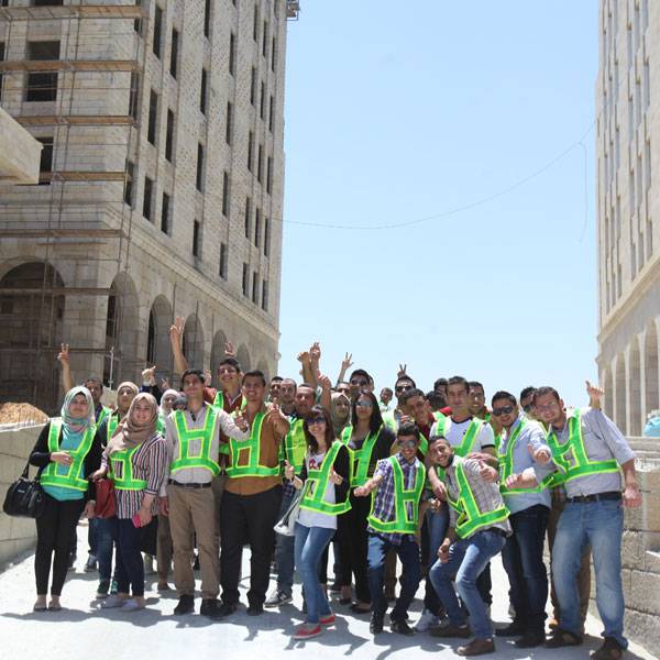 طلاب برنامج تميز، منتدى شارك الشبابي، جامعة النجاح الوطنية
