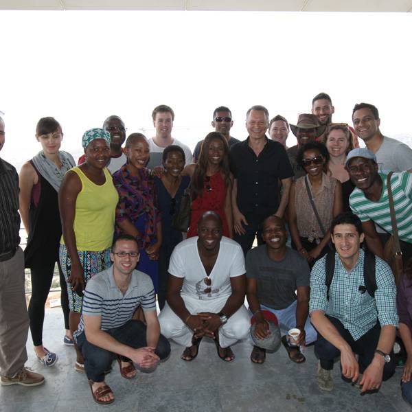 مجموعة من رجال وسيدات الأعمال الناشئين
