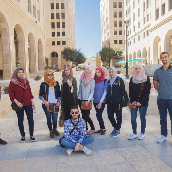 Students from Arab American University - Jenin
