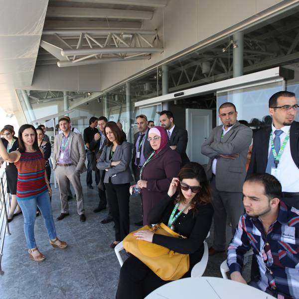 وفد من شركة الاتصالات الخلوية الفلسطينية-جوال
