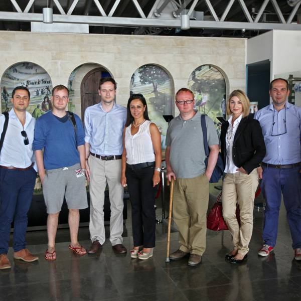 وفد من المدونين السياسيين من المملكة المتحدة
