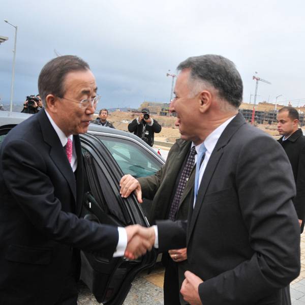 الأمين العام للأمم المتحدة السيد بان كي مون
