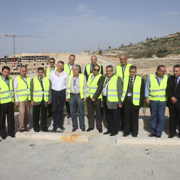 وفد من ديوان الرئاسة الفلسطينية
