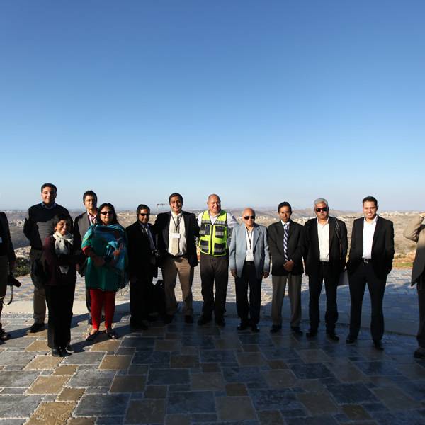 وفد اعلامي من الهنود الامريكان
