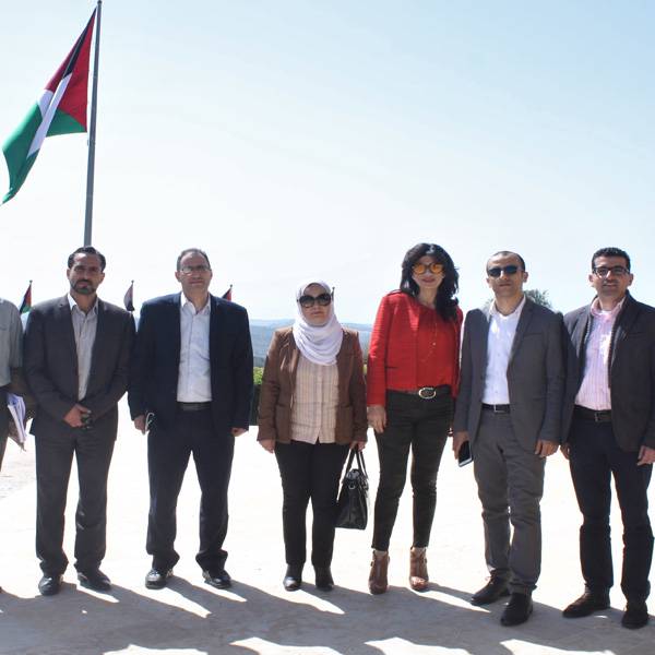 Nazih Tamimi, Director of VAT and Customs, Shafeeqa Kawasmi, Raed Abu Zeid - Ministry of Finance
