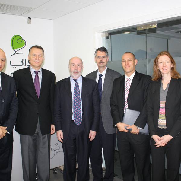 وفد من جامعة جورج تاون
