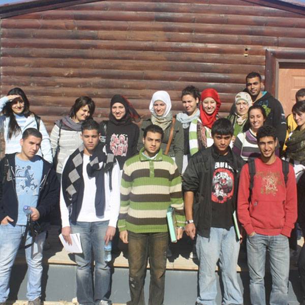 طلاب من برنامج الدراسات الحضرية المشترك بين جامعة القدس و كلية بارد الأمريكية
