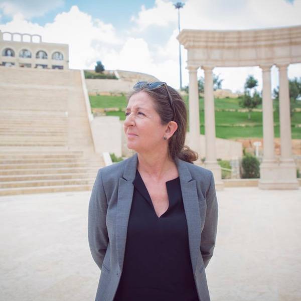 ناتاليا فينبيرغ ، الممثلة الدنماركية في رام الله