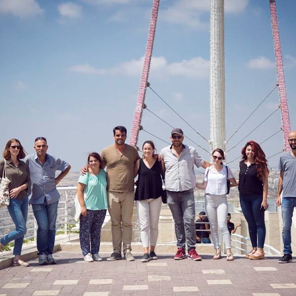 صحفيون دوليون من نادي الصحافة القدس