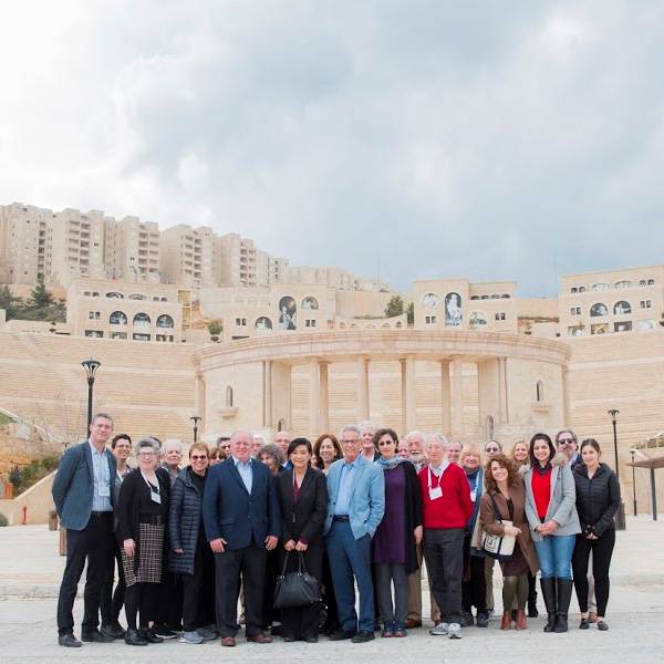 أعضاء مجلس الإدارة وممثلون من مؤسسة "جي ستريت" – الولايات المتحدة الأمريكية