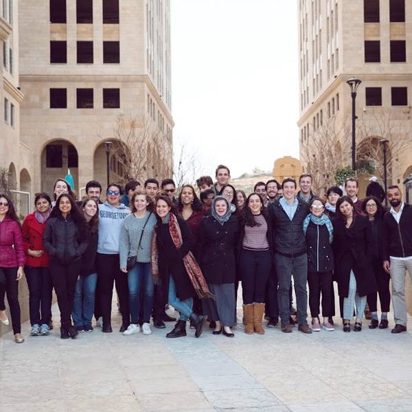 طلاب من جامعة جورج تاون – الولايات المتحدة الأمريكية 