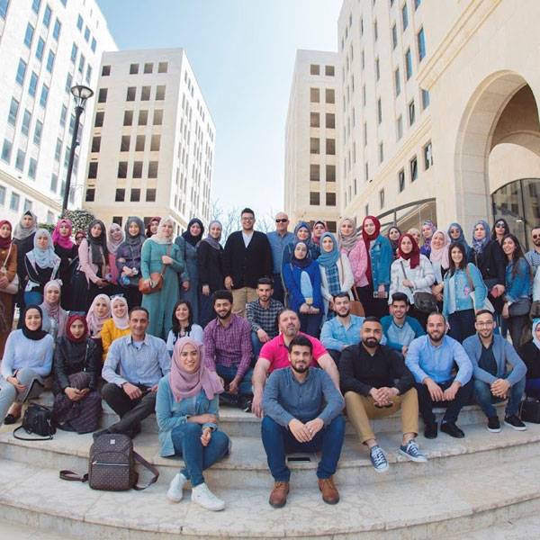 طلاب من جامعة القدس- أبو ديس 