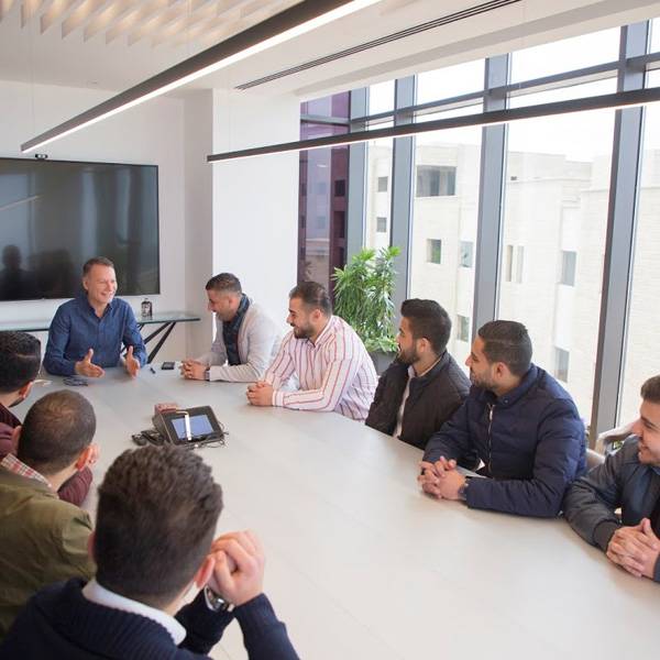 طلاب من مجلس طلبة جامعة النجاح الوطنية- نابلس