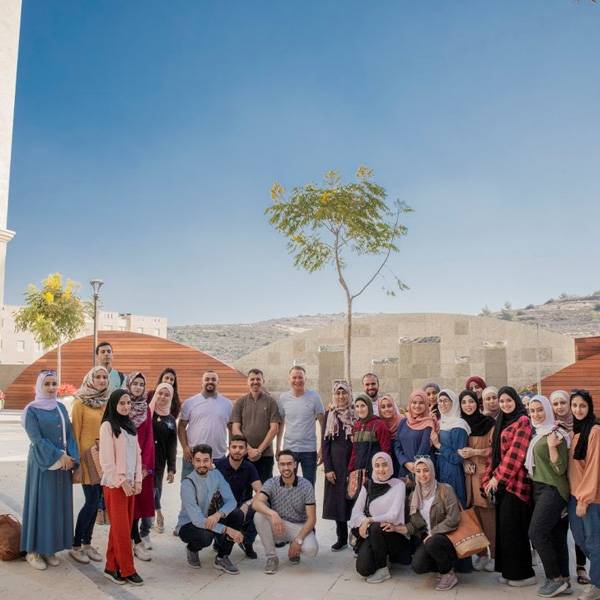 طلبة من قسم التخطيط العمراني، جامعة النجاح الوطنية