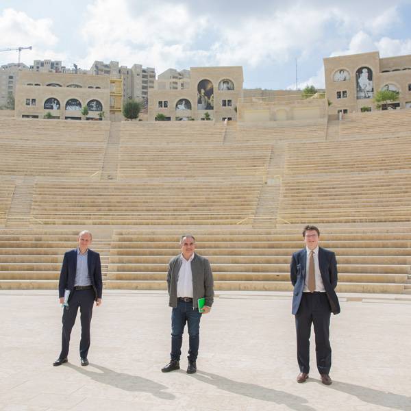 مارك إيفانز، مستشار التطوير الاقتصادي، ميشيل صنصور، مستشار تطوير القطاع الخاص، نيك هورن، مستشار الحوكمة، القنصلية البريطانية في القدس
