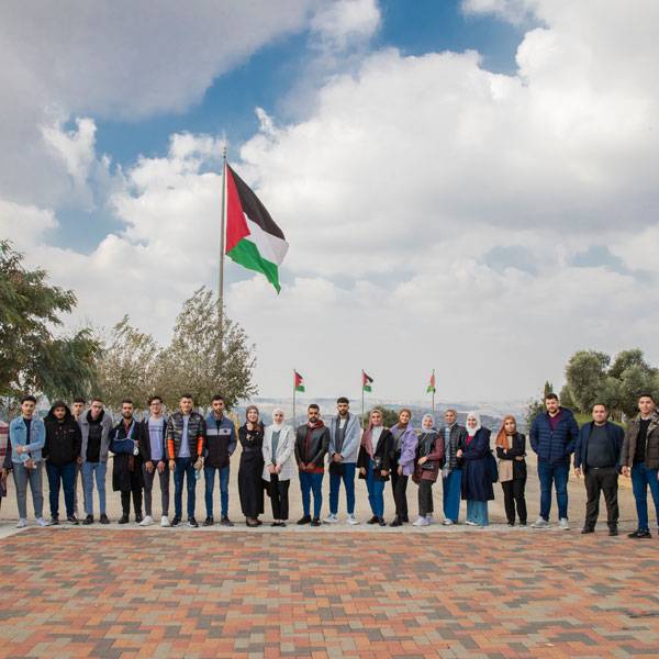 طلاب دبلوم البرمجيات من جامعة بوليتكنيك فلسطين
