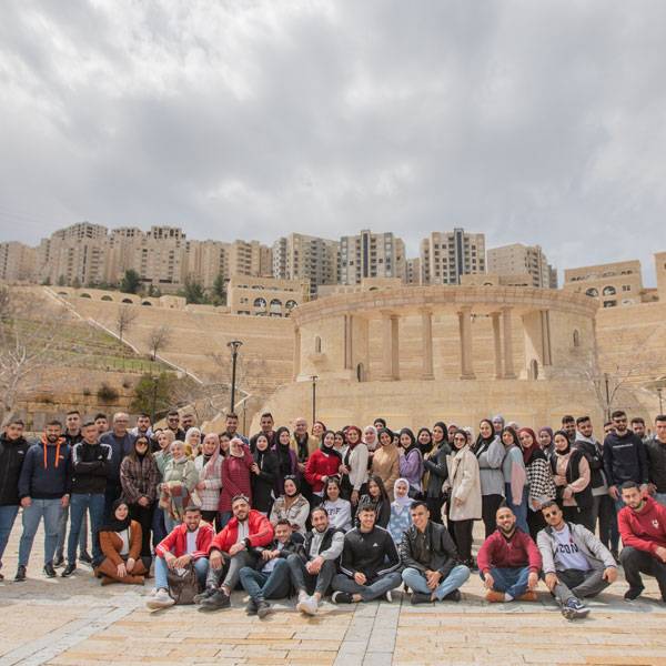 طلاب من جامعة القدس أبو ديس
