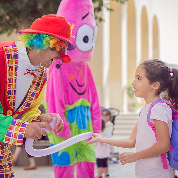 A joyful day for the children